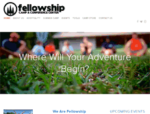 Tablet Screenshot of campfellowship.org